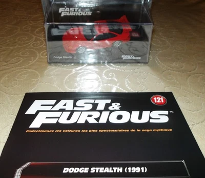 Fast & Furious Altaya 1/43  N°121  DODGE STEALTH 1991 neuf +FASCICU - Photo 1/4