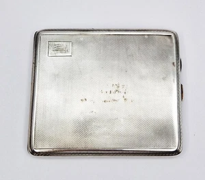 ART DECO ZIGARETTENETUI STERLINGSILBER Birmingham 1932 - Bild 1 von 7