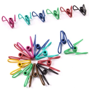 10 Pcs Clothespin Beach Towel Clamps Windproof Clips Pins Travel - Picture 1 of 11