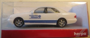 Herpa H0 1 : 87 045551 Mercedes Benz E-Class Sedan THW White New in OVP - Picture 1 of 3