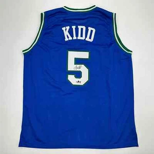 Facsimile Autographed Jason Kidd Dallas Blue Reprint Jersey Size Men's XL - Picture 1 of 4