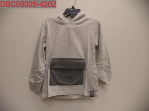 NWT - Boboli Unisex Kids Grey Light Weight Hoodie, Size 4 8434484968037 - Picture 1 of 10