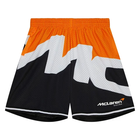 McLaren Racing F1 Mitchell & Ness Monaco GP Triple Crown Sublimated Mesh Shorts Cover