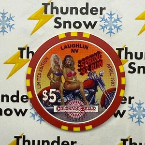 ⚡️❄️ Casino Chip 😳 5 $ Colorado Belle Laughlin Nevada ⚡️❄️⚡️❄️ - Bild 1 von 2