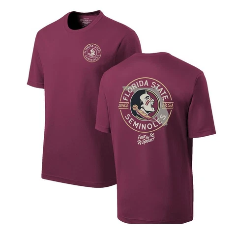 FSU Florida State University T Shirt Short Sleeve Competitor Performance Tee Cover
