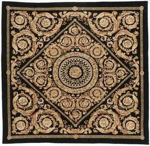 Hand knotted Chinese rug. 7'10"x 8' - Picture 1 of 3