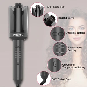 Tragbar Automatischer Lockenstab für Locken Lockenwickler Curler Lockenstab Neu - Bild 1 von 8