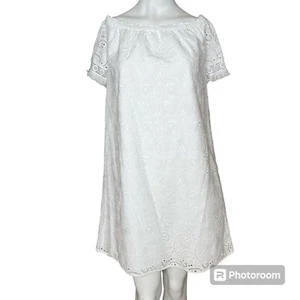 Abito Lilly Pulitzer Shanelle Resort con occhiello bianco vorticoso taglia XL nuovo con etichette - Foto 1 di 12