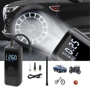 150 PSI Air Compressor Tire Inflator Fits Car Moto Tires Air Pump Portable 12V - Picture 1 of 12