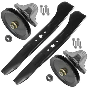 Spindle Assembly with Pulley Blade For Cub Cadet RZT-L42 RZTL46 46" Zero-Turn - Picture 1 of 7