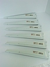 Closetmaid Shelf Track 12" brackets lot of 6 white 01-82654 self locking