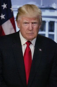 Official Portrait of United States President Donald Trump White House - Postcard - Picture 1 of 2