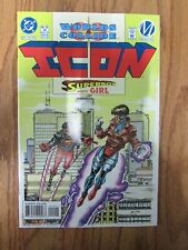 COMIC BOOK - DC COMICS - WORLDS COLLIDE ICON SUPERBOY MEETS GIRL 15 JUL 1994