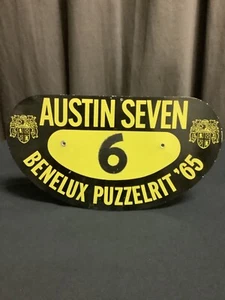 Tolles Rallyeschild BENELUX AUSTIN SEVEN 1965 Rally Plate!! - Bild 1 von 1