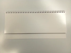Querkalender-Terminplaner 2025 - 64 Seiten / Weiß zum AKTIONSPREIS - Bild 1 von 1