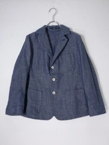 45R 45rpm Giacca Sartoriale Cotone Indaco Uomo Taglia 1 Dal Giappone - Foto 1 di 5
