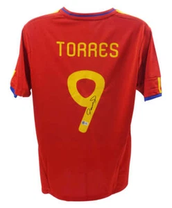 Fernando Torres Signed Spain Jersey (Beckett) - Bild 1 von 2