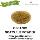 Organic Goats Rue Powder Galega Officinalis 50gm Blood Sugar Breastmilk