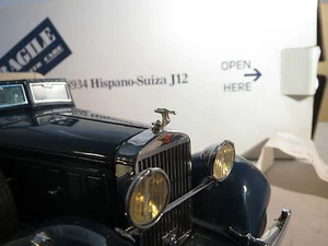 Ornement capot métal Hispano Suiza 1934 Danbury Mint J12 moulé sous pression 1/24 - Photo 1 sur 1