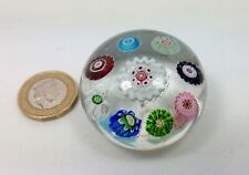 ANTIQUE MID 19TH CENTURY FRENCH GLASS CLICHY MILLEFIORI PAPERWEIGHT MINI 