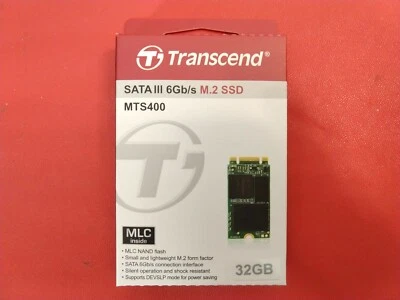 Transcend MTS400 32 GB Solid State Drive - SATA [SATA/600] - Internal - M.2 2242 - Image 1 of 4