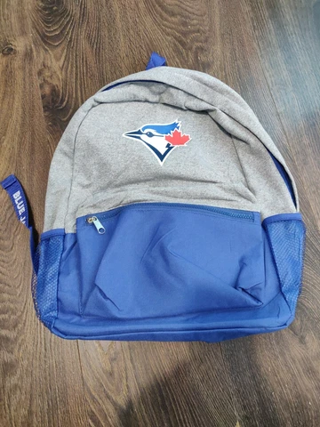 Toronto Blue Jays Backpack No Tags New Blue/Grey Jogger material Cover