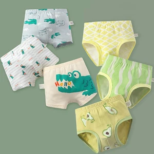 3Pack Little Boys Underwear Kids Cotton Boxer Briefs Dinosaur Training Boyshorts - Picture 1 of 37