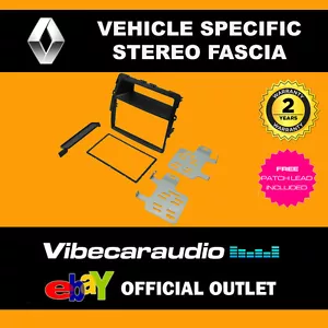 Adattatore Fascia Stereo Doppio Din Renault Trafic 2011 - 2014 Nero CT23RT06 - Foto 1 di 1