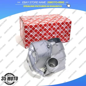 11428611284 OEM FEBI Oil filer Housing With Cooler For BMW 530I 530XI 2006-2007 - Picture 1 of 6