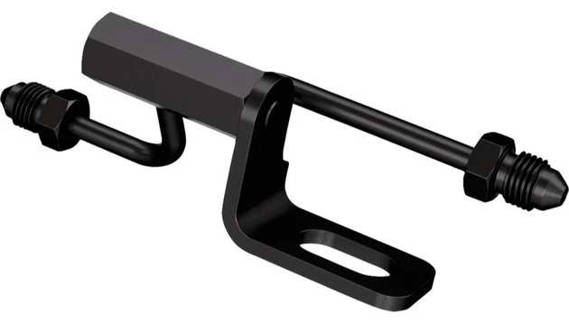 Soporte interruptor freno trasero Goodridge AN3 negro #PMCHD-021ZBK Harley Davidson Foto 1 de 1