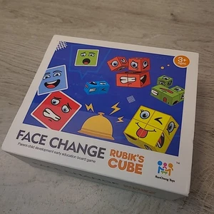 Face Change Rubiks Cube Game Building Block Visual Matching Dexterity - Picture 1 of 4