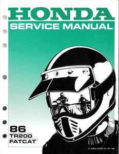 Manual de servicio Honda - TR200 Fatcat - 1986 - 61HB700 - Imagen 1 de 4