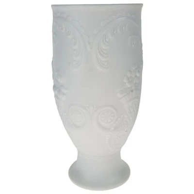 AK Kaiser Porzellan Blumenvase Tischvase weiß matt - Bild 1 von 4
