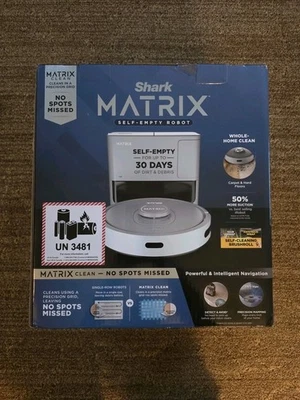Shark Matrix Self-Empty Robot Vacuum w/Bagless 30 Day Capacity Base UR2350S - Image 1 of 4