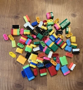 VTG 90s Better Blocks Building Toys Glow In The Dark & Regular Blocks Ships Fast - Picture 1 of 6