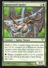 4X AQUASTRAND SPIDER GREEN DISSENSION MTG MAGIC LP X4 (yourdeckbuilder)