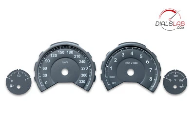 3D for BMW M3 M4 F80 F82 F83 - Speedometer Dials from MPH to Km/h Cluster Gauges - Bild 1 von 4