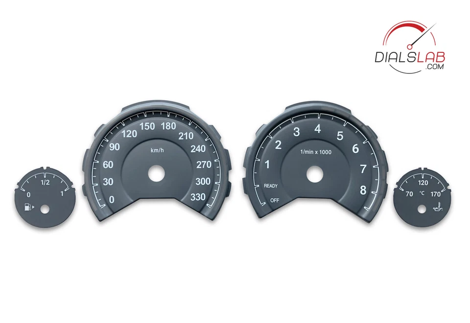 3D for BMW M3 M4 F80 F82 F83 - Speedometer Dials from MPH to Km/h Cluster Gauges - Image 1 of 4