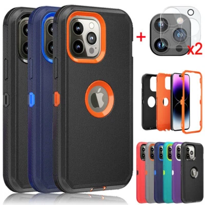 Ударопрочный чехол для объектива камеры iPhone 15 14 13 Pro Max 12 11 - Изображение 1 из 4