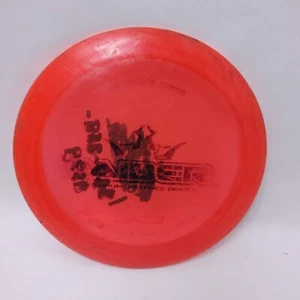 USED Dynamic Discs Lucid Raider 174g Red Distance Driver Golf Disc Good Inked - Picture 1 of 6