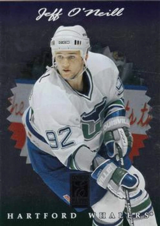 #39 Jeff O'Neill - Hartford Whalers - 1996-97 Donruss Elite Hockey - Image 1 of 1