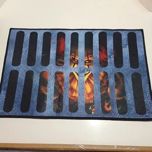 3D Illusion Scary Clown Door Mat 15.75 " x "23.62. 100% Polyester. - Picture 1 of 8