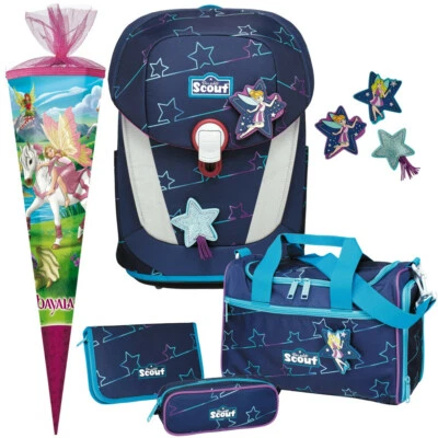 BLUE STAR - SCOUT SUNNY II ® Schulranzen-Set 5tlg. - SCHULTÜTE GRATIS DAZU - Bild 1 von 4