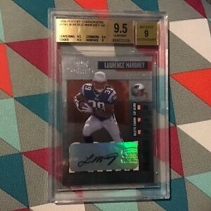 2006 Playoff Contenders LAURENCE MARONEY RC Auto Patriots BGS GEM MINT 9.5
