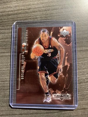 1998-99 Upper Deck Black Diamond Double Diamond /3000 Allen Iverson #66 HOF B3 - Image 1 of 2