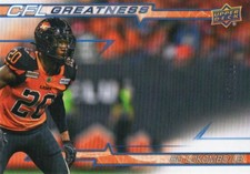 2023 Upper Deck CFL Football  CFL GREATNESS SERIAL NUMBERED  /299
