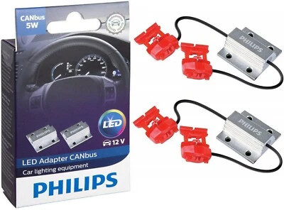 Philips LED Load Equalizer Resistor 194 Rear Side Marker Hyper Flash Stop Fit B - Image 1 of 4