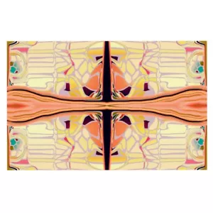 Dog Cat Feeding Mat Pet Kess InHouse Nina May "Naranda" for Bowl 24"x15" Inch - Picture 1 of 7