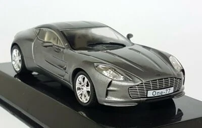 Altaya 1/43 - Aston Martin One-77 2009 Grey Supercar Diecast Model Car - Photo 1/4