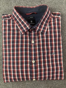Victorinox Tailored Fit Mens Cotton Blend Long Sleeve Elbow Patch Shirt Size XL - Picture 1 of 11